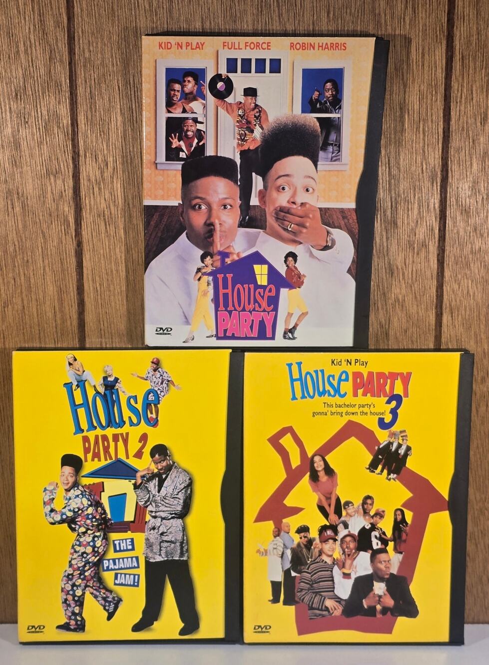 House Party DVD Lot 3 Kid 'N Play House Party 1 2 3 Comedy Movies